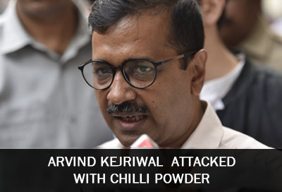 Delhi CM Invaded With Chilli Powder Inside Secretariat 