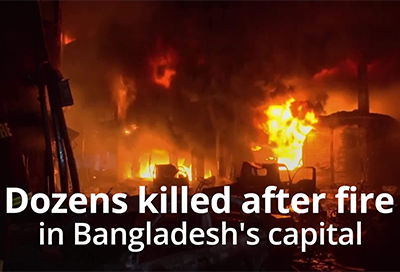 Deadly fire sweeps Dhaka historic district