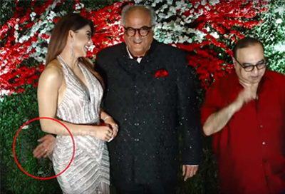 Producer Boney Kapoor Touched Urvashi Rautela Inappropriately at a Wedding Party