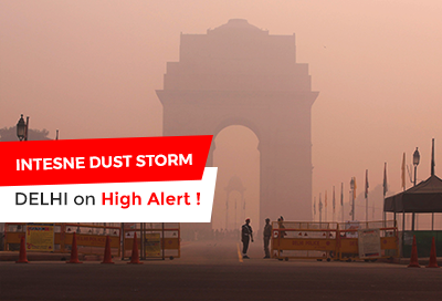 As Broad Blanket of Dust Covers Delhi NCR Northern India