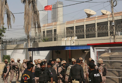 Gunmen Attack Chinese Department in Karachi