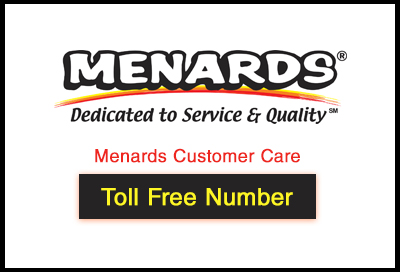 Menards Customer Care Toll Free Number