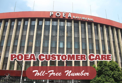 POEA Customer Care Toll Free Number