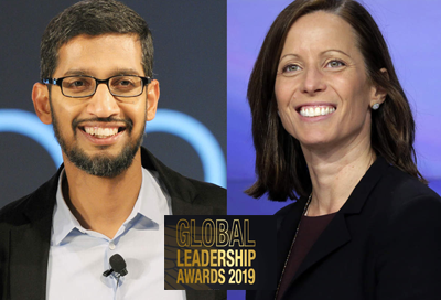 Google CEO Sundar Pichai and Nasdaq President Adena Friedman to get 2019 Global Leadership Award